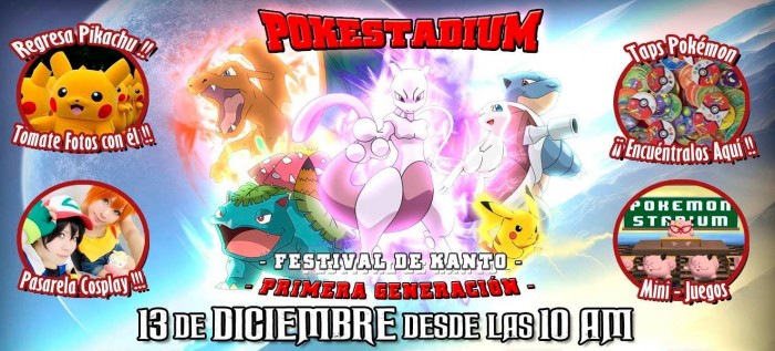 Pokestadium, el festival de Pokemon que se llevará a cabo en Lima