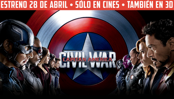 Cineplanet abre también su pre-venta para ‘Civil War’