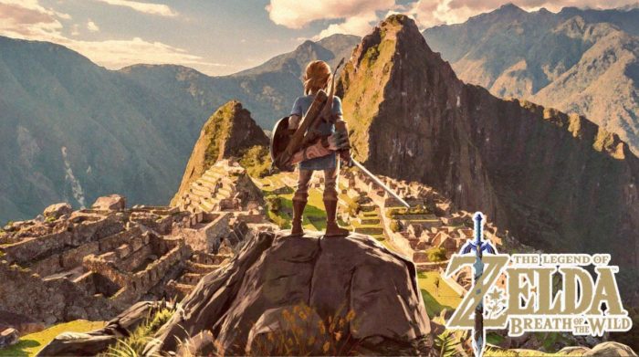Imaginan como se vería Link de ‘Legend of Zelda’ en Macchu Picchu