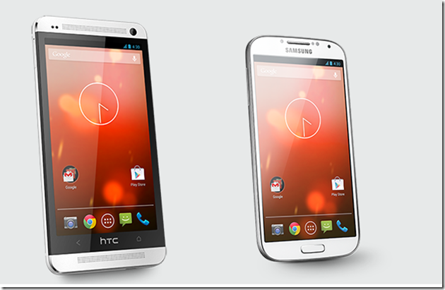 Códigos fuente del Samsung Galaxy S4 y HTC One “Google Edition” liberados