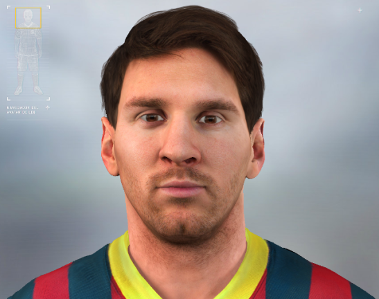 EA Sports: Avatar de Lionel Messi en FIFA 14