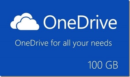 Microsoft OneDrive obsequia 100 GB gratis