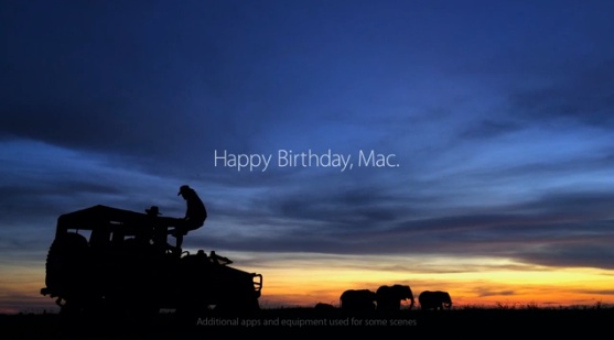Apple felicita una vez más al Macintosh por sus 30 abriles