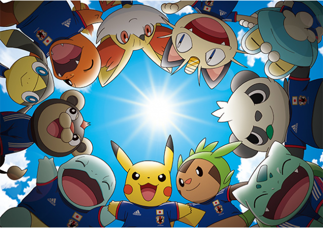 Pokémon alentará a Japón en el Mundial de Brasil