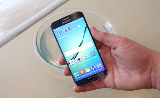 Galaxy S6 Edge se somete a prueba de resistencia al agua