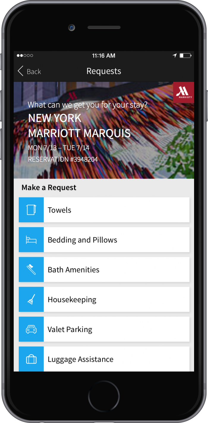 [Nota de Prensa] La nueva función Mobile Request Chat de Marriott Hotels