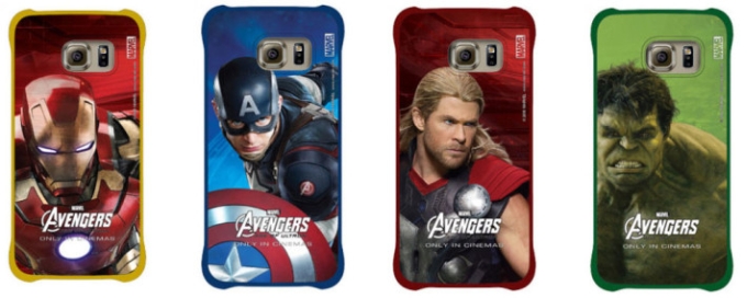 Samsung lanza fundas oficiales de Avengers para sus Galaxy S6