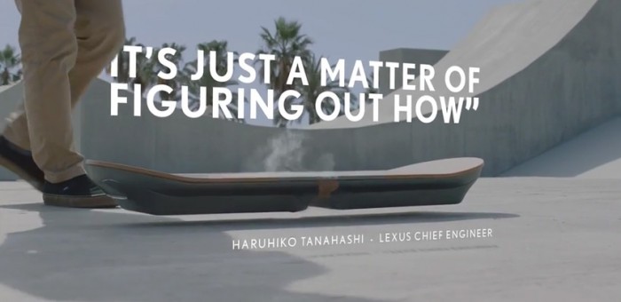 Lexus deja ver su prototipo real de la patineta de ‘Volver al futuro’