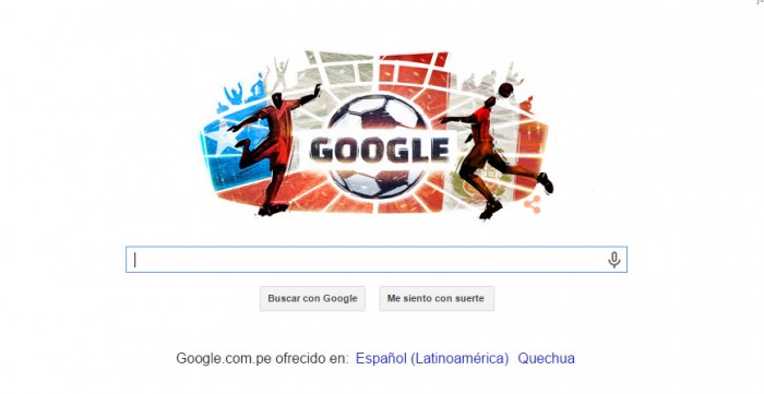 Google celebra el encuentro de Perú y Chile por la Copa América 2015