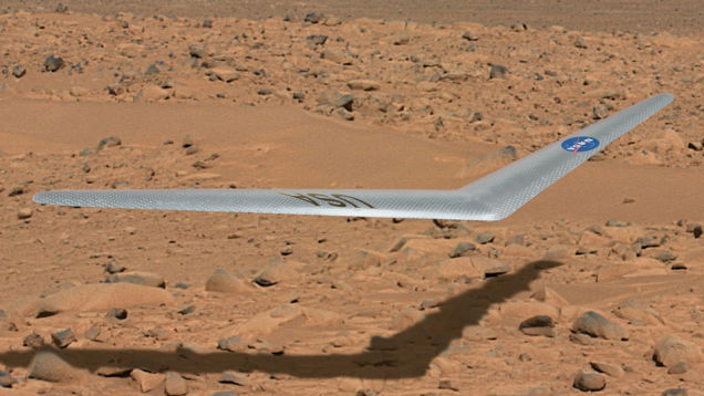 La NASA diseña un dron en forma de bumeran para explorar Marte