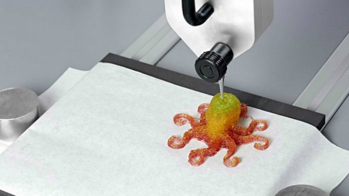 Impresora 3D fabrica figuras comestibles y de gran sabor