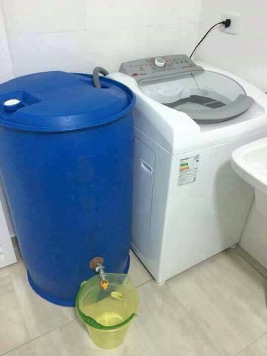 agua de tu lavadora
