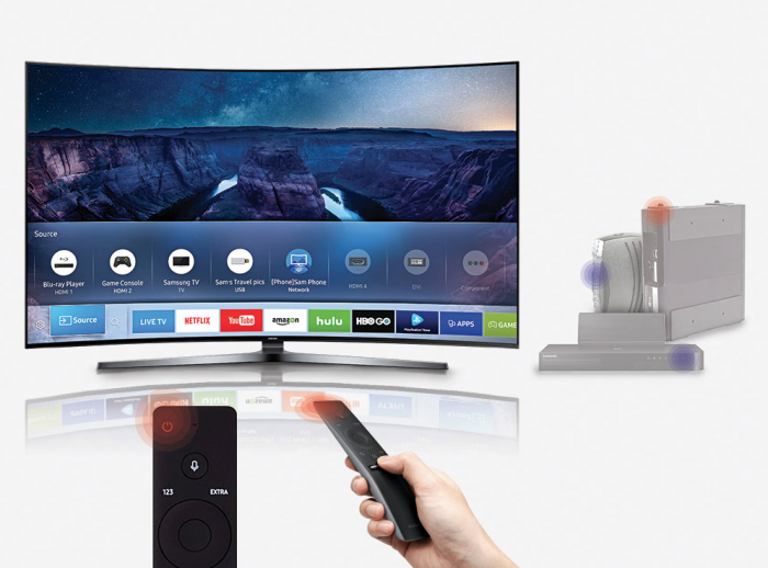 NP – Samsung One Remote, el nuevo mando inteligente que te permite controlar todos los dispositivos conectados a tu televisor