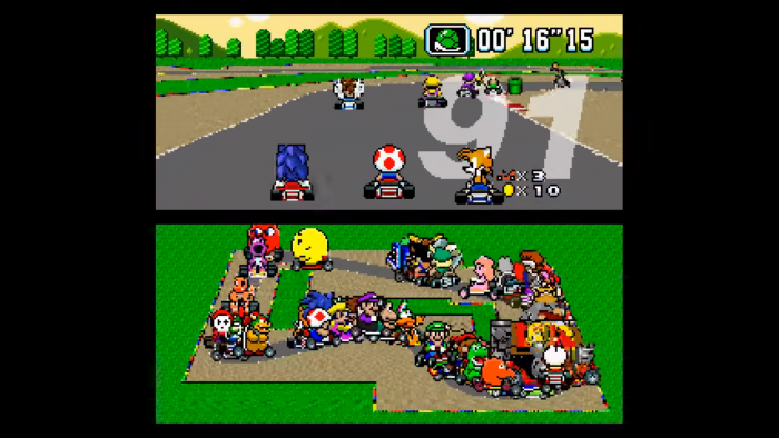 Así sería jugar Super Mario Kart con más de 100 jugadores