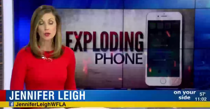 Un iPhone se incendia en Florida mientras cargaba