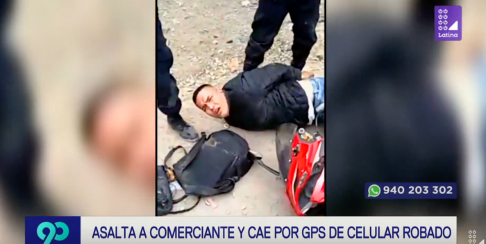 Delincuente es capturado gracias al GPS de su víctima en Los Olivos