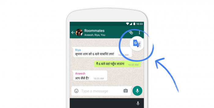 Google integra su traductor en todas las apps de Android
