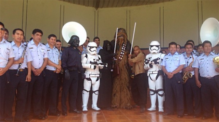 Banda de la FAP tocará en el estreno local de ‘Star Wars: El despertar de la fuerza’