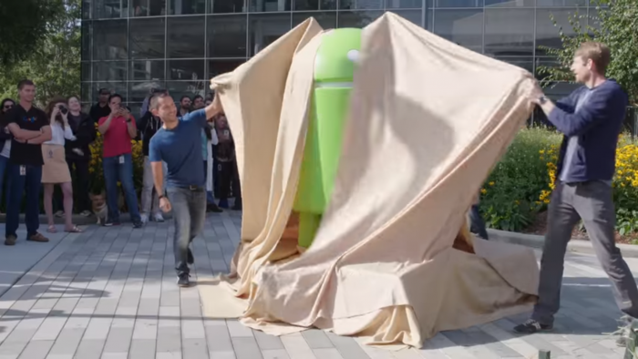 (Video) Google revela la estatua de Android Nougat