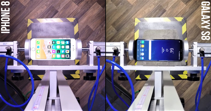 (Video) Drop test: iPhone vs Galaxy S8 ¿Quién resiste mejor el castigo?