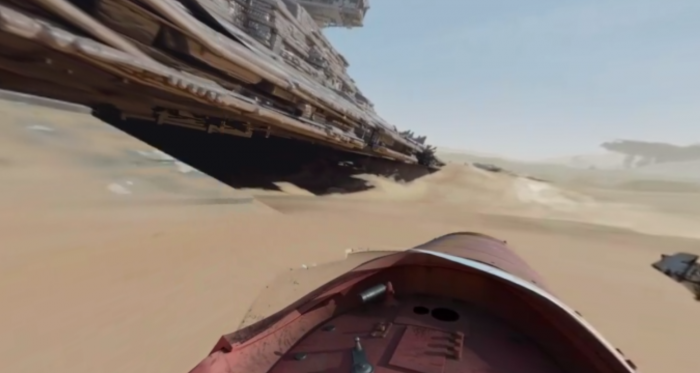 Facebook estrena videos 360 con simulación de nave de Star Wars
