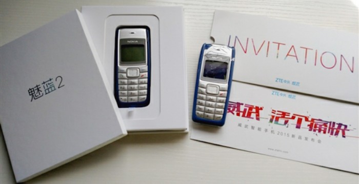 ZTE manda invitaciones para lanzamiento con un Nokia 1110 roto