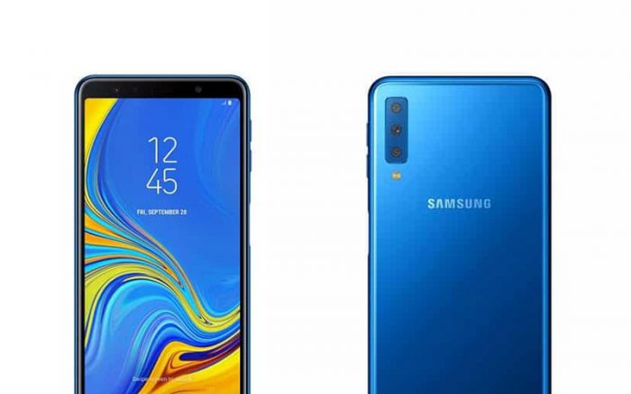 El Galaxy A7 2018 será el primer smartphone de Samsung con triple cámara trasera
