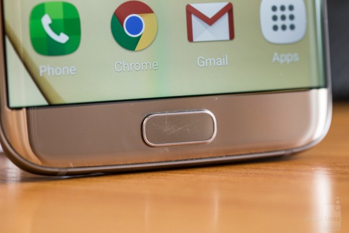 El botón de inicio del Galaxy S7 y S7 Edge es bastante fácil de arañar