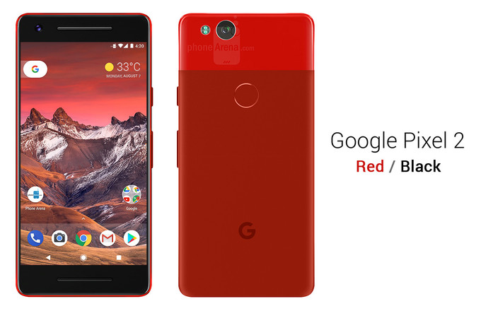 Google-Pixel-2-red-and-black