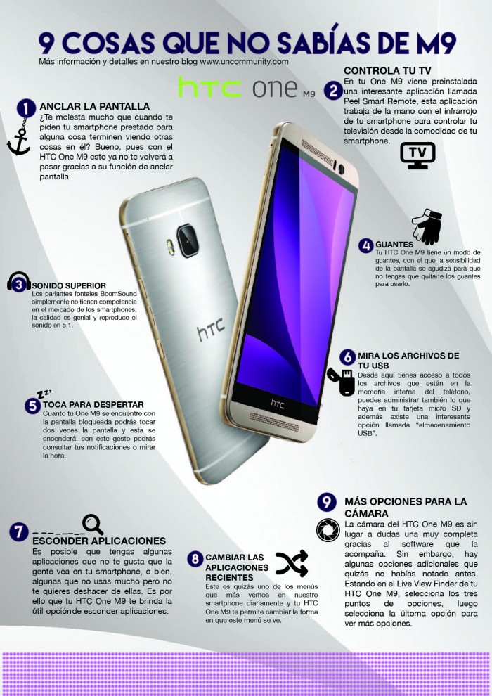 HTC One M9_Infografía