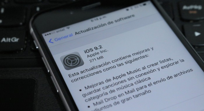 iOS 9.2 ya está disponible para descarga
