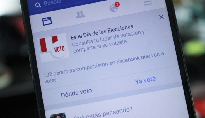 Facebook habilita aviso para conocer tu local de votación y compartir si ya votaste