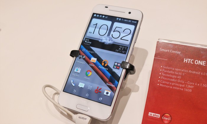 El HTC One A9 fue presentado oficialmente en Perú
