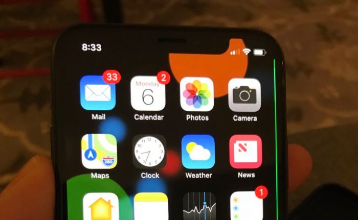 Usuarios reportan líneas verdes en las pantallas del iPhone X