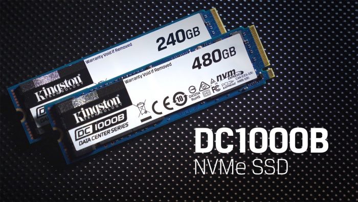 Kingston DC1000B, nuevo SSD NVMe empresarial para centros de datos