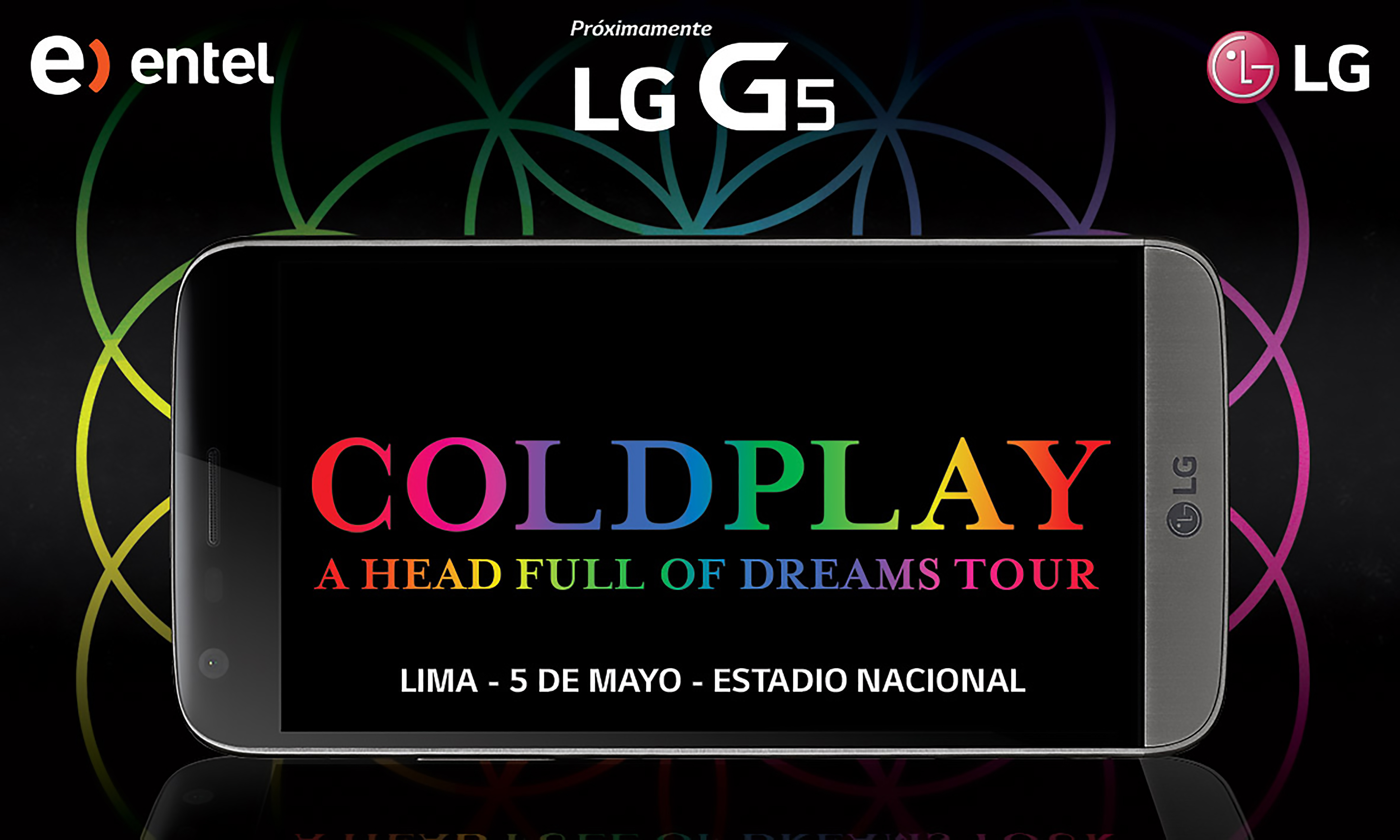 LG y Entel premiam a sus fans con entradas para Coldplay
