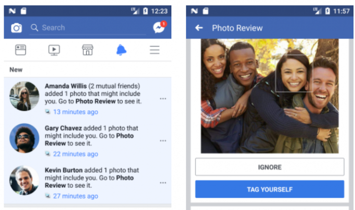 Facebook ya tiene la tecnología para reconocerte en las fotos de los demás y notificarte