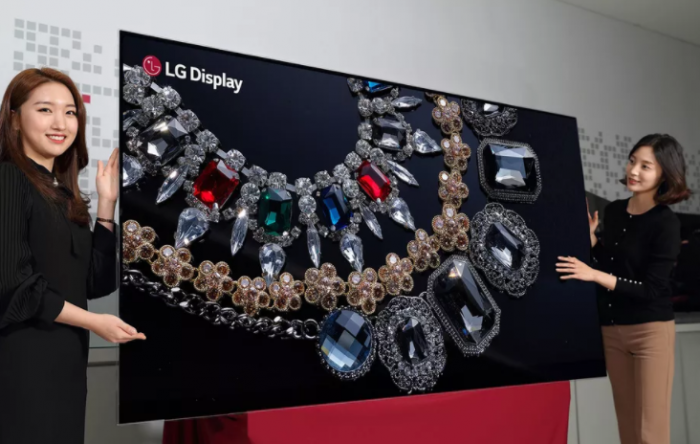 LG presenta televisor OLED 8K de más de 80 pulgadas
