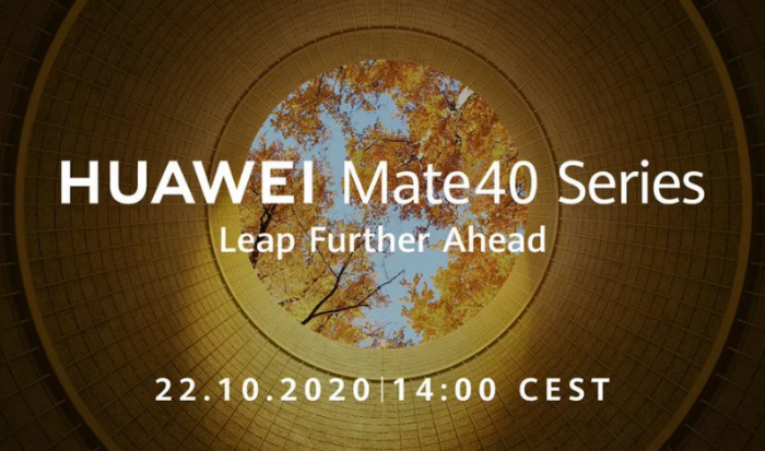 El Huawei Mate 40 se presentará oficialmente el 22 de Octubre
