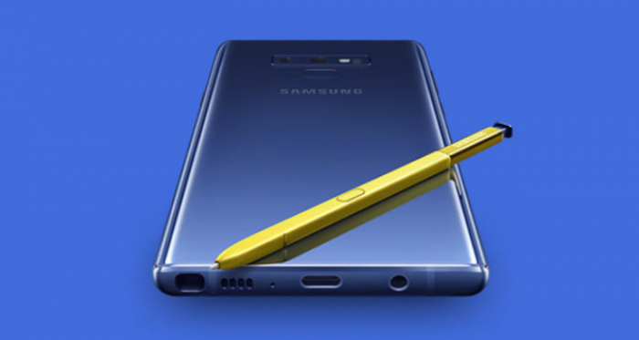 Este es el Galaxy Note 9 mostrado por Samsung por error
