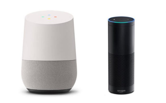 Amazon Echo versus Google Home