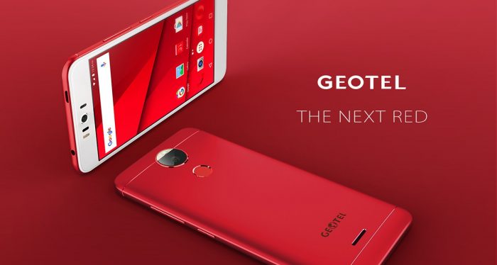 Geotel Amigo, los smartphones de entrada también pueden ser rojos