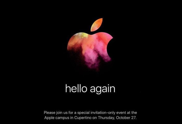 Apple confirma evento para este 27 de octubre, ¿nuevas Macbook e iPad?