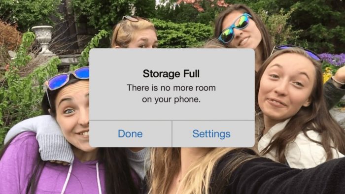 Google se burla del poco espacio del iPhone en vídeo para promocionar Google Photos
