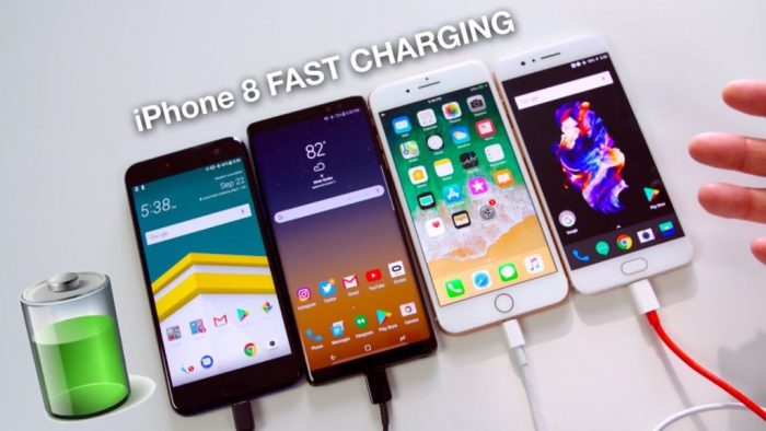 iPhone 8 Plus, Galaxy Note 8, OnePlus 5 y HTC U11, ¿cuál es el más veloz?