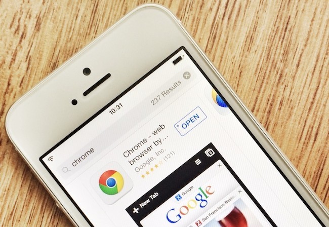 Google mejora drásticamente Chrome en iOS