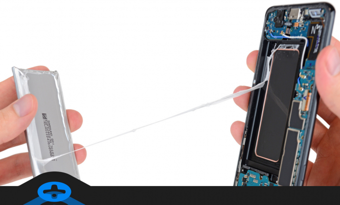 El Galaxy S8 es uno de los teléfonos más complicados de reparar
