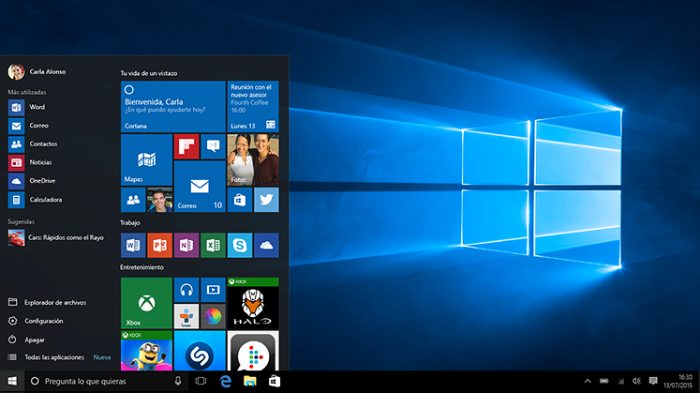 Primer gran actualización de Windows 10 disponible desde hoy