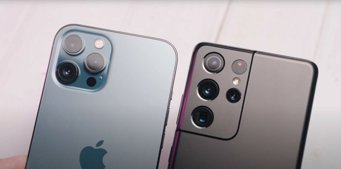 iPhone 12 Pro Max y Galaxy S21 Ultra se enfrentan en prueba de caídas