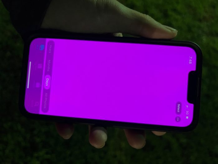 Un bug en el software de los iPhone 13 hace que la pantalla se ponga rosa
